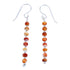 Oyster Shell Authentic Sterling Silver Bead Hook Dangle Earrings SX115346